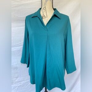 Uniqlo Teal Blouse for Women